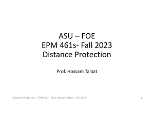 Distance Protection F23