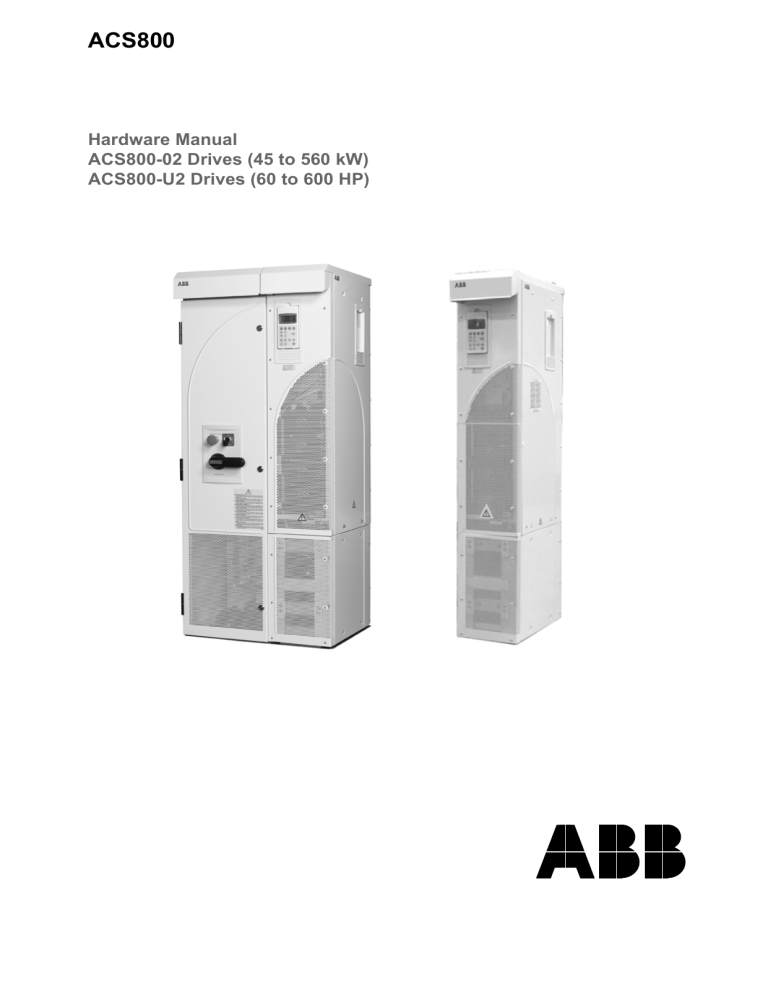 ACS800 Hardware Manual 45560 kW Drives