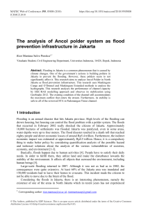 The analysis of Ancol polder system as flood preve (1)