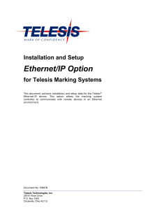 Ethernet IP ManuaL