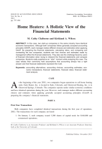 2011 Home Hearters Case Study