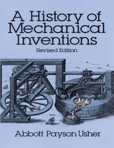 A History of Mechanical Inventions (Abbott Payson Usher)