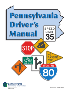 Pennsylvania drivers manual 