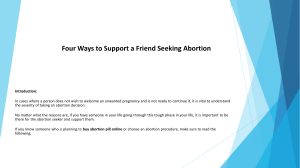 Four Ways to Support a Friend Seeking Abortion