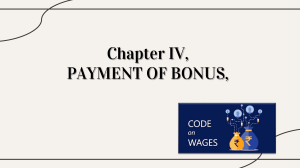 payment of bonus under code on wages act 2019
