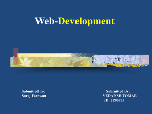 VEDANSH TOMAR Web-Development-ppt