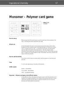 19 monomer card game