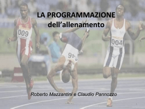 La Programmazione dell'Allenamento - Mazzantini, Pannozzo