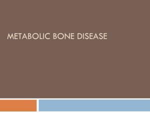 metabolic bone disese