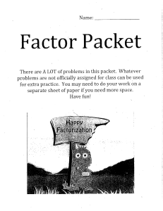 L3 Factor Packet 2022