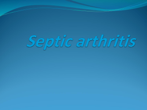 11 - Septic arthritis - last
