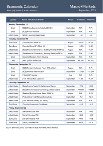 [Macro+Markets] Macroeconomic Calendar.docx