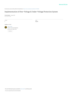 ImplementationofOver-VoltageUnder-VoltageProtectionSystem