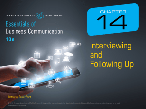 Chapter 14 - Business Communication