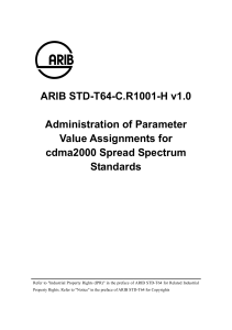 ARIB STD-T64-C.R1001-Hv1.0