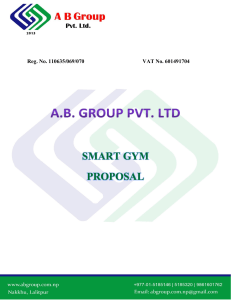 Smart Gym Proposal09876