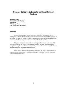 J.-Cohen.-Trusses-Cohesive-subgraphs-for-social-network-analysis.-National-Security-Agency-Technical-Report-16-2008