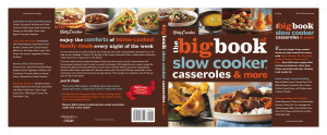 Betty Crocker - The Big Book of Slow Cooker, Casseroles and More