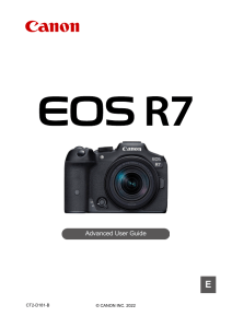 canon EOS R7 manual