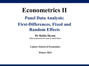 econometrics II