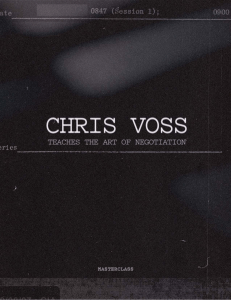Chris Voss Guide
