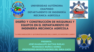DISEÑO Y CONSTRUCCIÓN DE MAQUINARIA AGRÍCOLA DIMA 2023
