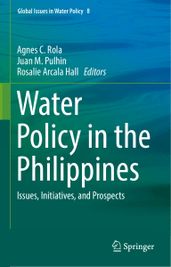 [Book] Water Policy in the Philippines - Issues, Initiatives, and Prospects (Rola, Pulhin, Hall)
