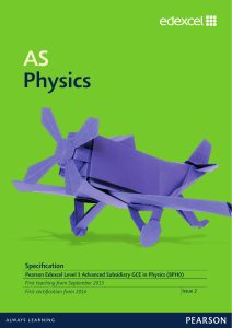 PearsonEdexcel-AS-Physics-Specifications