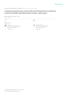 J2ComparativeperformancestudyofQNandLMalgorithmsinpredictivecontrolforNNARX-identifiedmodelofhydro-powerplant (1)