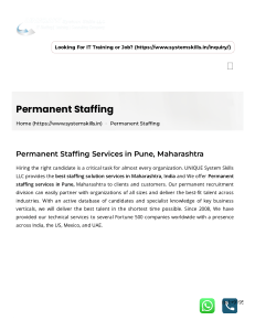 Permanant Staffing