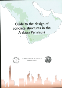 Guide-Design of concrete structures-Arabian-Peninsula