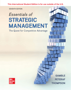 Essentials of Strategic Management   The Quest for Competitive Advantage (2021)