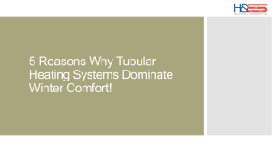 5 Reasons Why Tubular Heating Systems Dominate Winter Comfort!