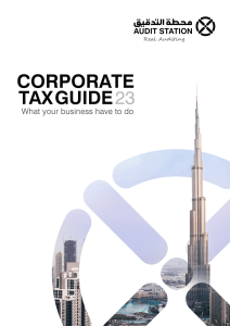 Corporate TAX guide AUDIT