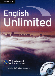 english unlimited advanced c1 coursebook