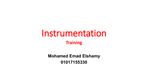 Instrumentation training