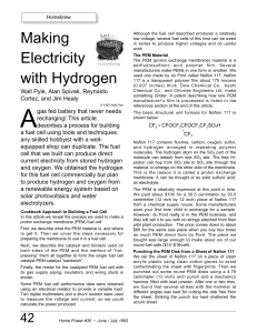 Pyle W. - Making electricity with hydrogen (1993)