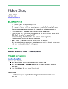 2023 Resume Michael Zheng