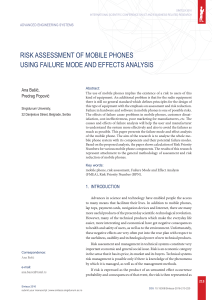 2a. Failure Analysis - Mobile Phones Industrial Engineering