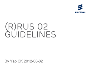 RRUS 02 Guidelines