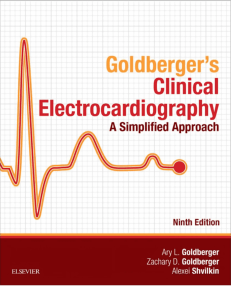 Goldberger's Clinical Electrocardiography - Ninth Edition