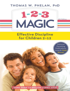 1-2-3 Magic 3-Step Discipline for Calm  Effective  and Happy Parenting