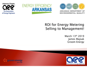 ROI for Energy Metering