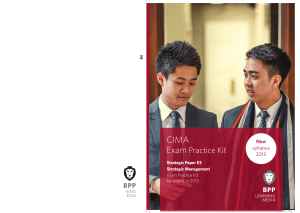 CIMA E3 Strategic Management Objective Test Question Kit (BPP Learning Media) (Z-Library)(1)