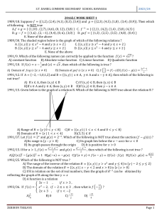 Maths 11 2016work sheet