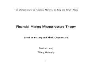 Financial Market Microstructure Theory