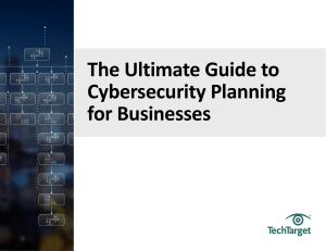 Cybersecurity Planning Guide for Businesses