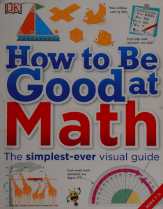 DK clarke peter how to be good at math your brilliant brain and