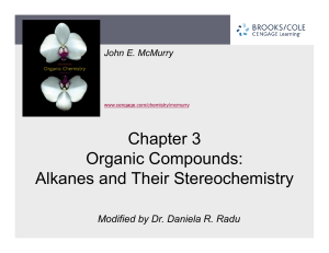 01 Chapter 3 Organic Compounds Alkanes and Their Stereochemistry