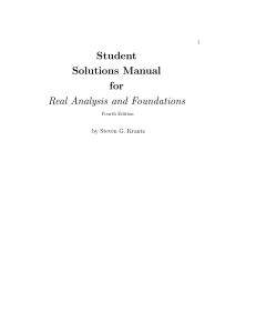 real analysis and foundations solutions manual
